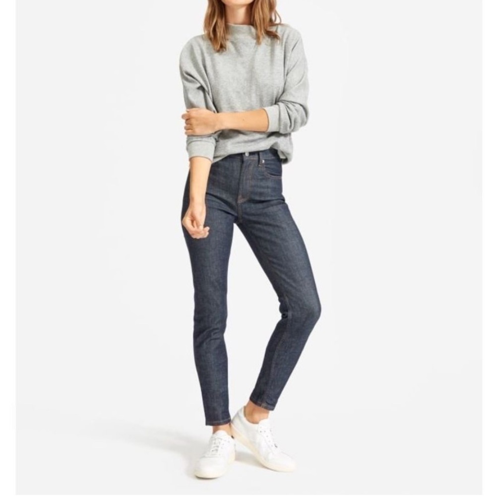 Everlane | NWT High Rise Skinny Ankle Denim Indigo Blue Jeans Women's Size 23